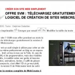 Logiciel de creation de site web gratuit