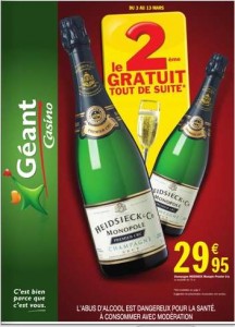 champagne 15 euros