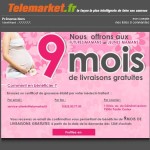 Telemarket .. 9 mois de livraison gratuite pour les femmes enceintes