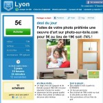 14 euros de reduction pour faire developper une photo sur toile