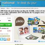 Un calendrier photos A4 relié de 12 pages pour 9.9 euros port inclu
