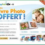 Un livre photo gratuit (hors frais de port)
