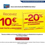 Jeux Vidéos : récupérez 20 pourcent de vos achats chez carrefour le 25 et 26/02