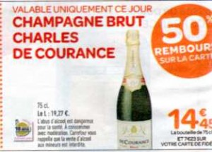 champagne 7 euros