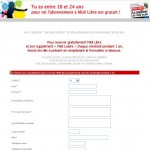 Abonnement gratuit au midi libre , centre presse , l'independant  pour les 18-24 ans