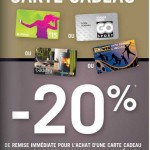 Cartes cadeaux go sport , itunes, castorama avec 20 pourcent de remise