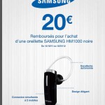 20 euros de remboursés sur oreillettes bluetooth = article à moins de 10 euros voire gratuit