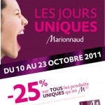 25 pourcent de remise sur de nombreux parfums chez marionnaud