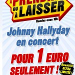 Places johnny hallyday à 1 euro .. mercredi à 10 heures