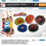 4 toupies beyblade pour 27 euros port inclu