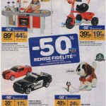 Jouets à 50 pourcent chez carrefour du 30 novembre au 6 decembre