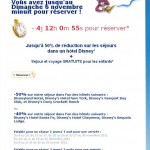 Séjour à disneyland en vente flash jusqu'au 6 novembre jusqu'à 50 pourcent