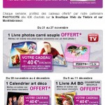Cadeaux pour 40 euros de commande sur la boutique du timbre
