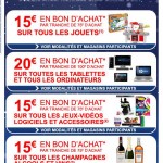 Carrefour 10 et 11decembre : bons achats sur jouets, champagne, jeux videos , informatique