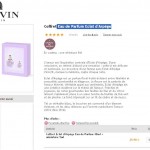 Coffret parfum femme  éclat d'arpege de Lanvin à moins de 20 euros