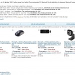 Souris microsoft à 10€ , Pack Microsoft Clavier souris optique à 15 euros