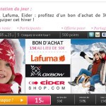 15 euros de remise chez LAFUMA , OXBOW , EIDER