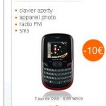 19 euros port inclu le Mobile à clavier alcatel OT355 en formule prepayée sans engagement