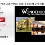31 euros de reductions sur Wonderboxprive