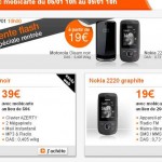 mobiles motorola gleam et nokia 2220 en mobicarte sans engagement en vente flash jusqu'au 9 janvier