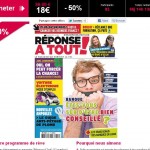 Abonnement au magazine Reponse à Tout à moitié prix (18 euros )