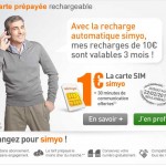 1 euro la puce sim prépayée sans engagement avec appels à 0.19 euros la minute et recharges qui durent 3 mois