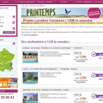 129 euros la location en avril à l'ocean ou campagne , 199 euros à la mer .. à reserver le 18 mars uniquement ...terminé