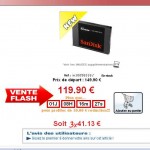 Disque dur SSD 120go serial ata III à moins de 120 euros livraison incluse