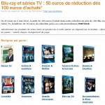50 euros de remise pour 100 d'achats en Blu Ray sur amazon