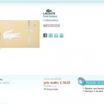 Coffret eau de parfum Lacoste Femme à moins de 40 euros