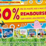 Fnac : 50 pourcent de remboursés sur les jeux Dujardin tf1 ( cochon qui rit,  milles bornes ... )