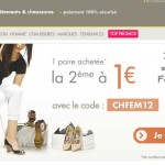 Gemo : la deuxieme paire de chaussures à 1 euro .. le 9 mars uniquement