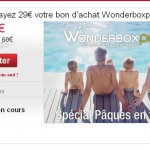 31 euros de remise pour acheter sur wonderboxprive