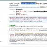 40 pourcent de remise sur le soin visage NIVEA Q10+ chez amazon le 13 avril  uniquement