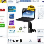 PC PORTABLE CORE I3 + XBOX360 4Go à 550 euros
