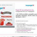 25 euros le bon d'achat de 50 valable chez TOUPARGEL