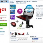 Moins de 500 euros pour un pc portable core i5 + une xbox360 4go + une souris hp