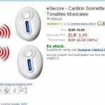 Carrillon sans fil à moins de 9 euros port inclu