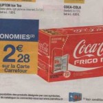 Coca en Boites à 0.68 le litre du 17 au 25 avril