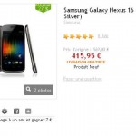 Samsung Galaxy Nexus à 415€ port inclu sans simlockage