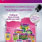 Jeux à gratter Illiko®(illiko(r) ): 10€+5€ offerts par la FDJ®   ...jusqu'au 6 avril :  dernier jour !