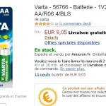 18 euros port inclu les 8 piles rechargeables varta AA 2700mAh .. toujours dispo
