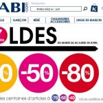Soldes sur Kiabi , jusqu'à 80pourcent de remise jusqu'au 30 avril