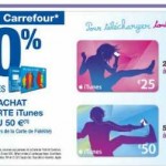 20% d'economie sur les cartes itunes jusqu'au 4 juin