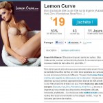 21 euros de remise pour 40 ou 41 pour 100 sur le site de lingerie LemonCurve