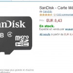Carte mémoire micro SDHC 16Go à moins de 8.5 euros port inclu
