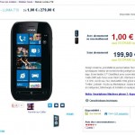 Nokia Lumia 710 à moins de 200 euros avec 50€ de bons d'achat pour le market place