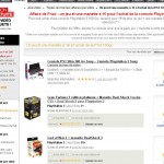 Fnac:  une console PS3 160Go à 220.25 achetée = une manette et un jeu supplementaire pour 1 euro de plus