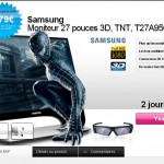 Ecran 27 pouces 3D samsung T27A950 à 489 euros port inclu