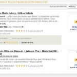 140.90 euros la console WII MARIO KART + le jeu Mario Galaxy Select